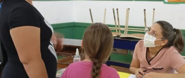 SAN VICENTE: Operativos de salud escolar en el marco del programa PROSAME