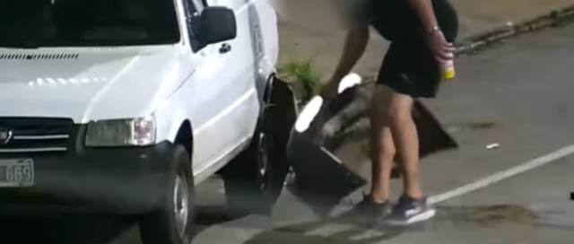 POSADAS: Huyó tras chocar, volvió por el paragolpes y lo atraparon por las cámaras del 911