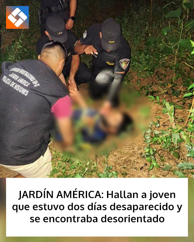 JARDÍN AMÉRICA: Hallan a joven que estuvo dos días desaparecido y se encontraba desorientado