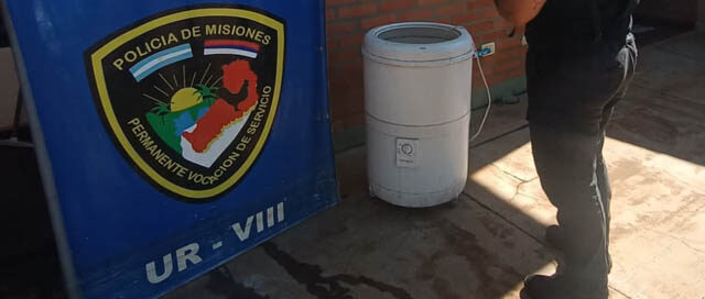 SAN VICENTE: Recuperan un lavarropas robado y buscan al autor del hecho