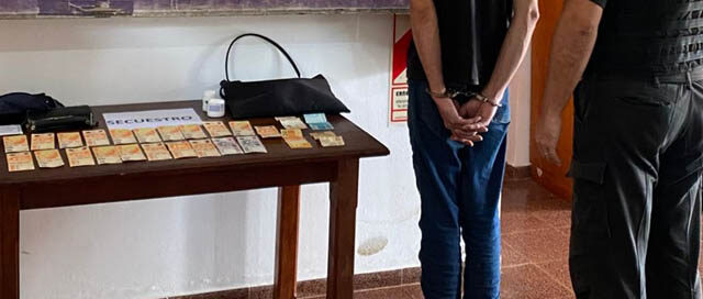 EL SOBERBIO: Detienen a un hombre que robó una cartera y recuperan todo lo sustraído