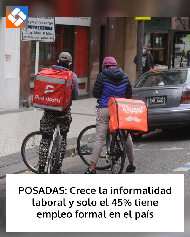 POSADAS: Crece la informalidad laboral y solo el 45% de los ocupados tiene empleo formal en el país