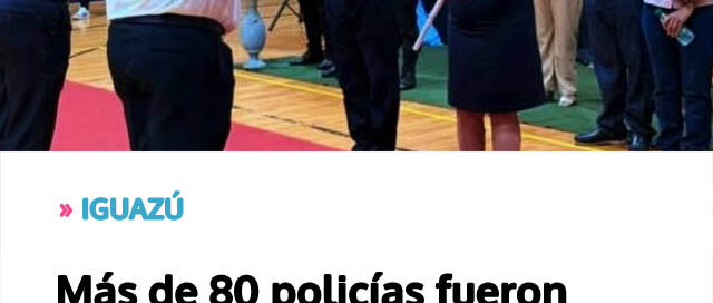 Más de 80 policías fueron ascendidos en una emotiva ceremonia de la Unidad Regional V
