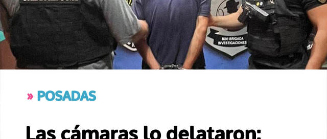 Las cámaras lo delataron: cayó “Yasiro” en el barrio Los Oleritos de Posadas