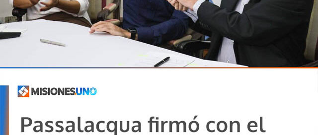 Passalacqua firmó con el CFI un convenio por .500 millones para fortalecer a las PyMEs misioneras