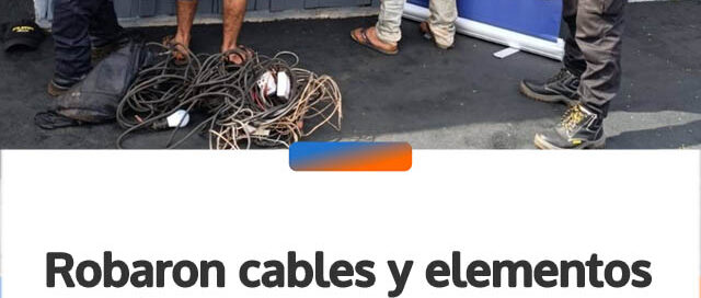 Robaron cables y elementos eléctricos de una iglesia en San Vicente y la Policía vinculó a dos jóvenes al hecho