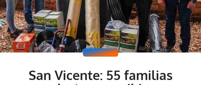 San Vicente: 55 familias productoras recibieron tecnología para diversificar la producción en zonas tabacaleras
